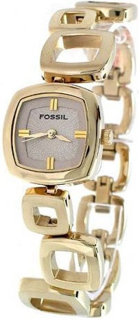 Watch strap Fossil ES1870 Stainless steel Gold Toned
